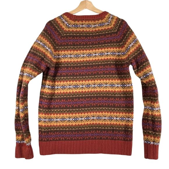 O'Hanlon Mills Other - VTG O'Hanlon Mills Sweater Knit LambsWool Blend FairIsle Multi MENS SIZE LARGE